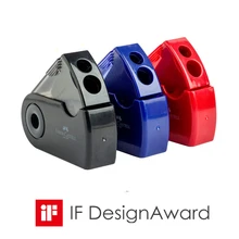 LifeMaster Faber Castell мини-точилка для карандашей 4 шт./лот с одним/двойным отверстием с контейнером черные и цветные карандаши 1827