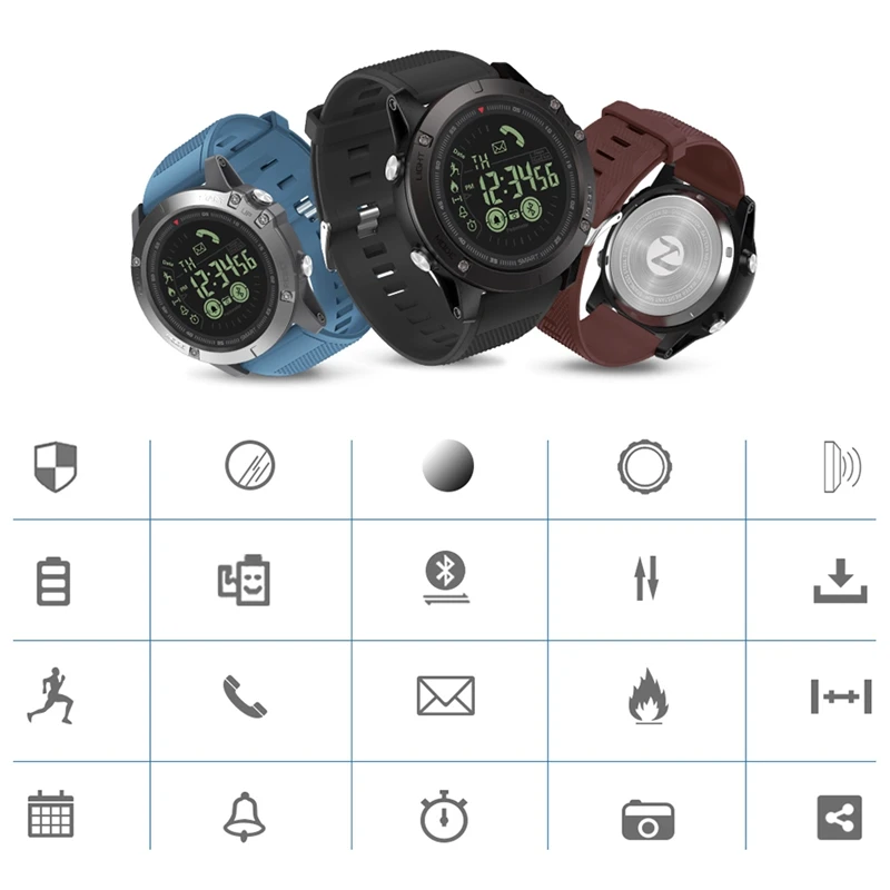 Fpractic кварцевые наручные часы, высокое качество, Bluetooth 4,0, IP67, водонепроницаемые, умные часы, фитнес-монитор, с шагомер, будильник