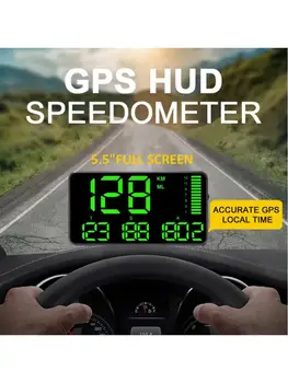 

C90 Car HUD Head Up Display GPS Speedometer Speed Display KM/H MPH For Car H8WE