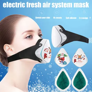 

Adult Mask Deluxe Edition Smart Electric Masks Respirator Reusable Face Masks Formaldehyde Cycling Sports Funda Mascarilla