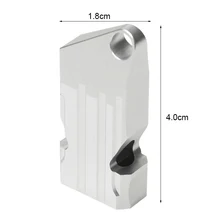 Алюминиевый сплав двойной трубы аварийного выживания EDC свисток Черлидинга портативный на открытом воздухе высокой децибел свисток