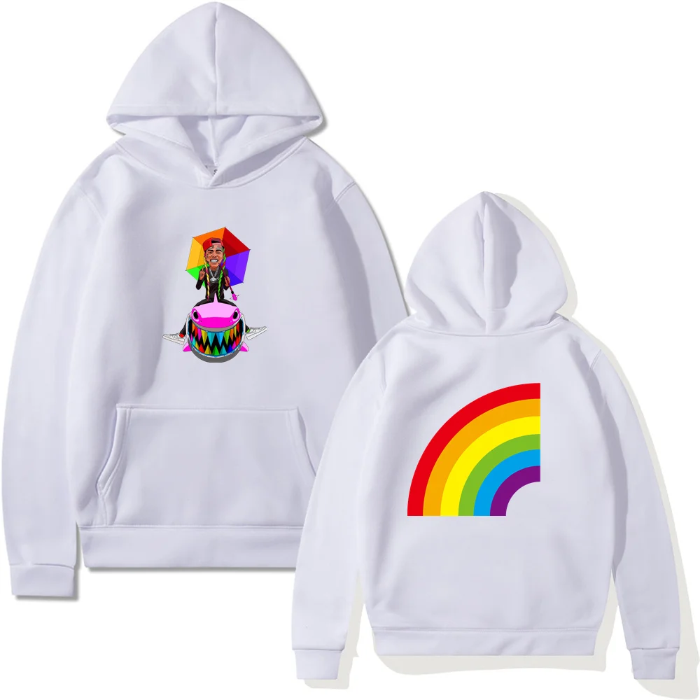 

Толстовка 6ix9ine, мужские толстовки, новинка 2021 года, толстовка с капюшоном GOOBA с длинным рукавом, женские свитшоты в стиле хип-хоп, женская одежда Tekashi69