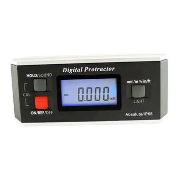 

Black Mini Electronic Digital Inclinometer Slope Level Protractor Magnetic Angle Dip Box Portable Inclinometer