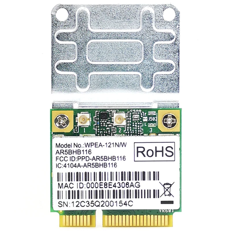 AAAJ беспроводная сетевая карта Atheros AR9832 AR5BHB116 2 4/5 ГГц один чип 300 Мбит/с 802.11N MINI PCI E Wi