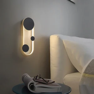 Современный светодиодный настенный светильник для спальни, прикроватное бра для чтения, кабинета, комнатное освещение, декоративная лампа, осветительные приборы