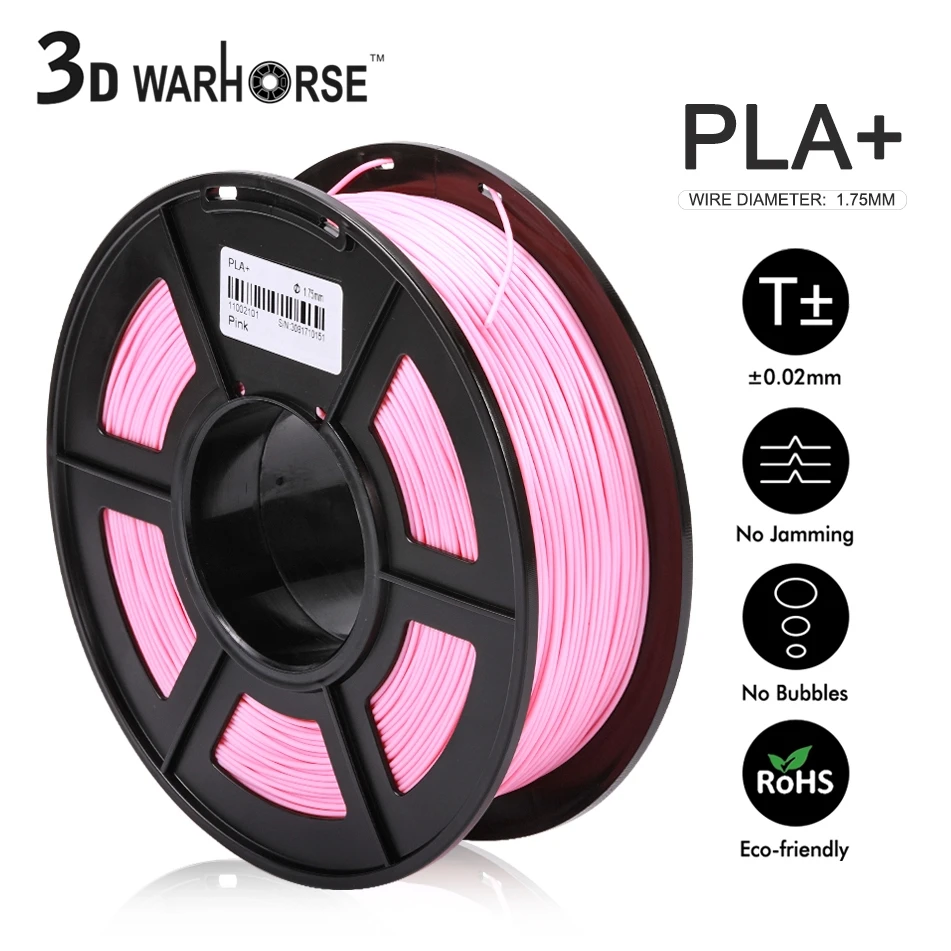

PLA+ 3D Printer Filament New Pollution-free PLA plus Material 1.75mm 1kg/2.2lbs Filamen to 3d Top Quality DIY 3d Printing