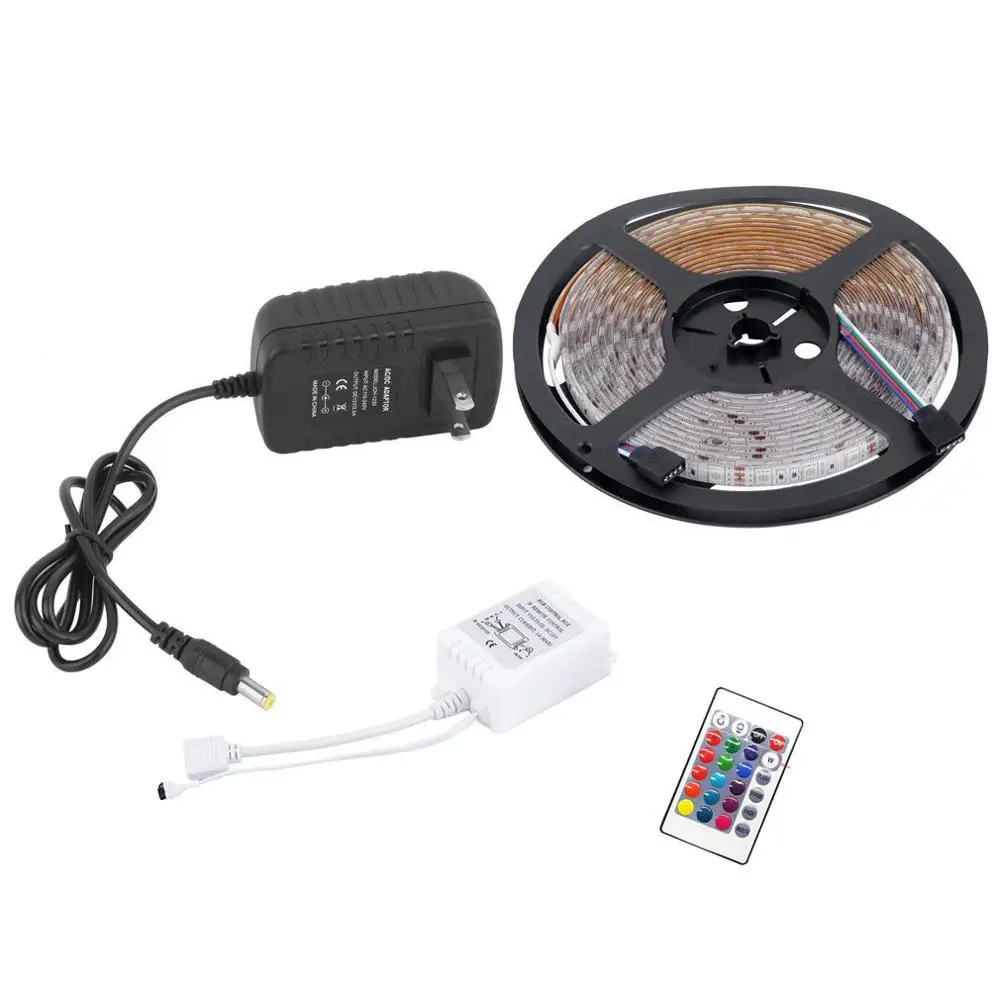 Светодиодная лента гибкая Диодная 12 В постоянного тока 5 м SMD 5050 RGB