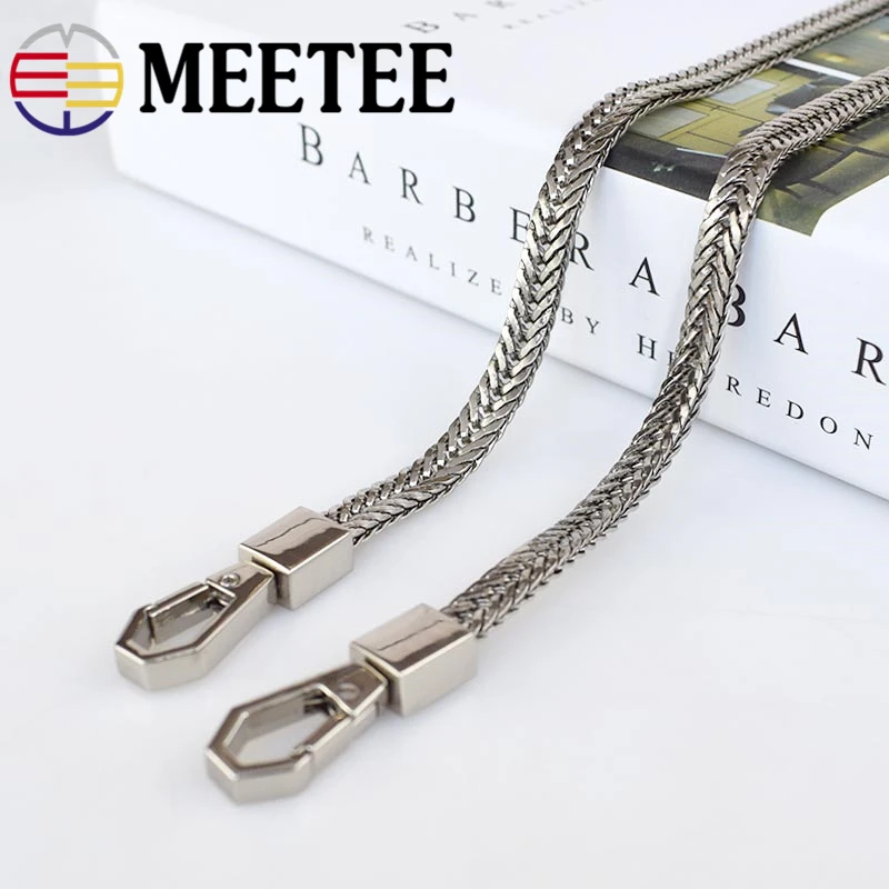 Металлические сумки Meetee 100 120 см 0 6 наплечная цепь не съемный металлический ремень