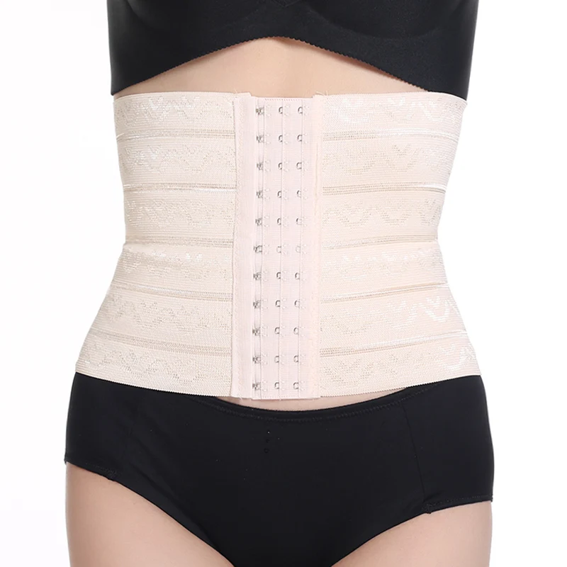 Waist Trainer Cincher Body Shaper Underwear Tummy Slim Belt Postpartum Control Underbust Steel Boned Corset