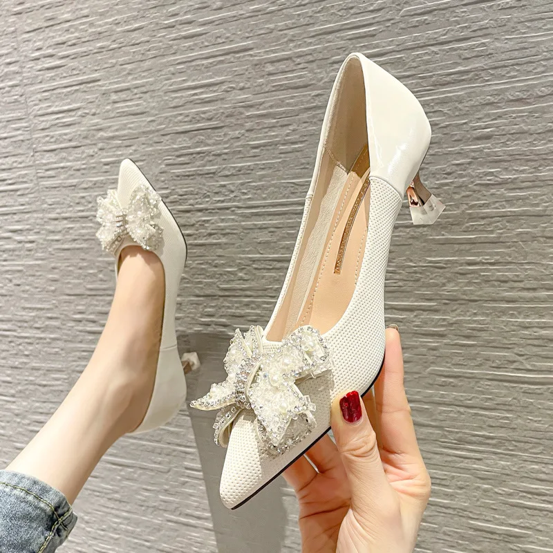 Shoes for Women Casual Fashion Sexy High Heels Women Party Night Crystal 2021 Womens Shoes Elegant