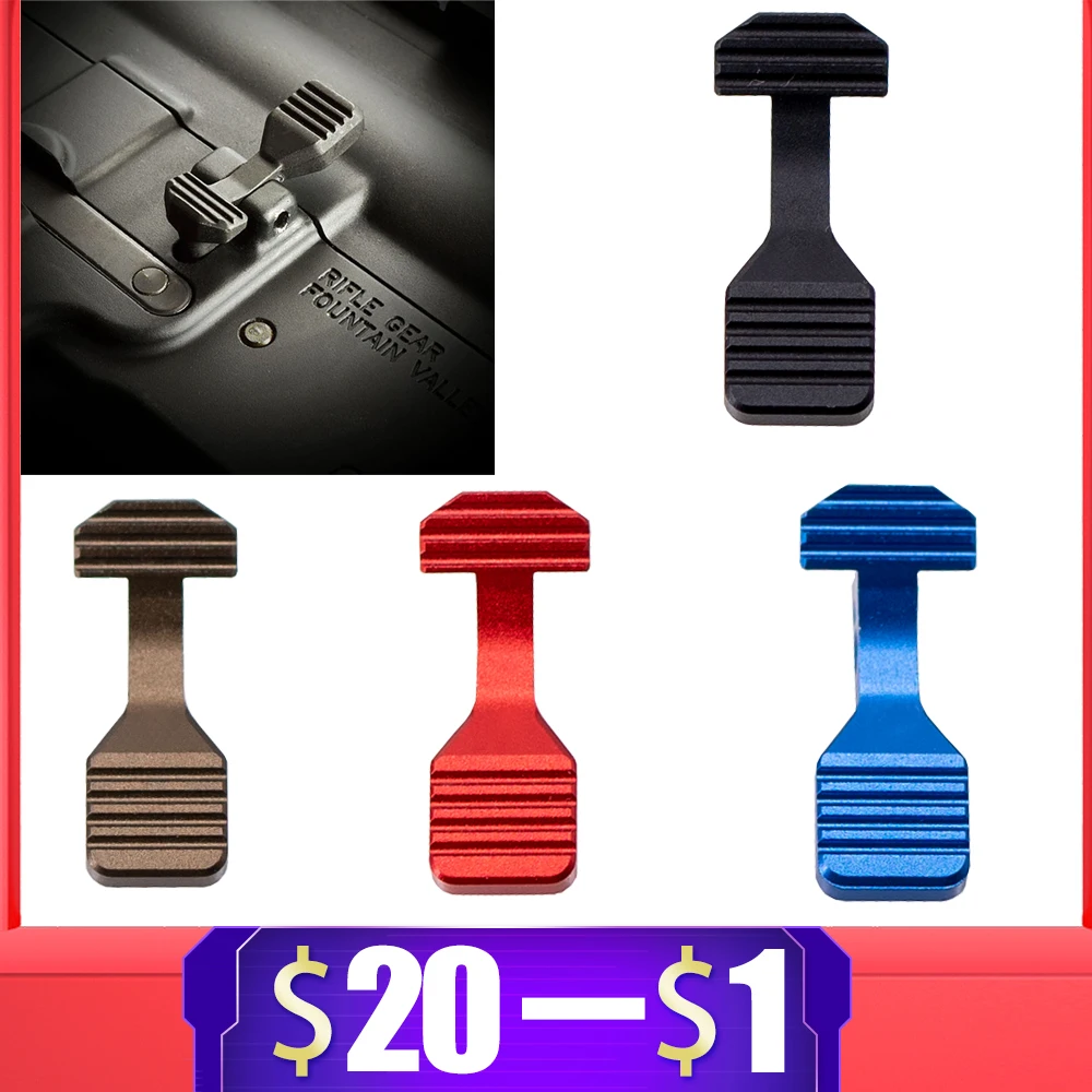New High Quality CNC Aluminum Alloy Bolt Stop For M4/M16 Series Airsoft AEG Gel Blaster Catch Paintball Accessories | Спорт и