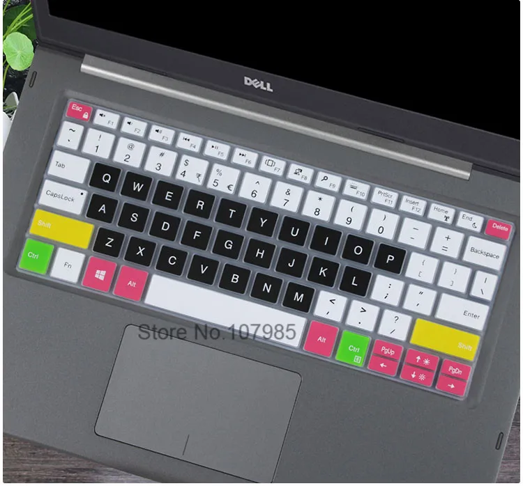 Candyblack For Dell XPS 13 9380 9385 Dustproof Silicone Keyboard cover Skin Protector For dell xps 13 13-9380 13-9385 - Цвет: Candyblack