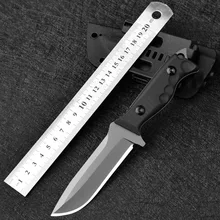 G10 хвостовик 440 Тонкий Военный Тактический нож с фиксированным лезвием полевой нож боевой охотничий нож инструмент открытый нож для выживания