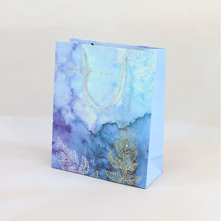 

Original Exquisite Magic Color Gift Bag Paper Bag Large Wedding Return Multi Size Handbag Atmosphere Gift Packing Bag