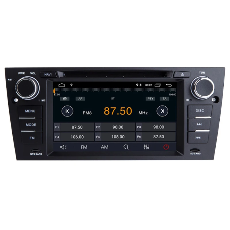 Perfect 2G RAM 1 Din Android 9.0 Car DVD Player for B M W E90/E91/E92/E93 Navigation Radio Multimedia 3 Series GPSAudio 2+32GB IPS 6