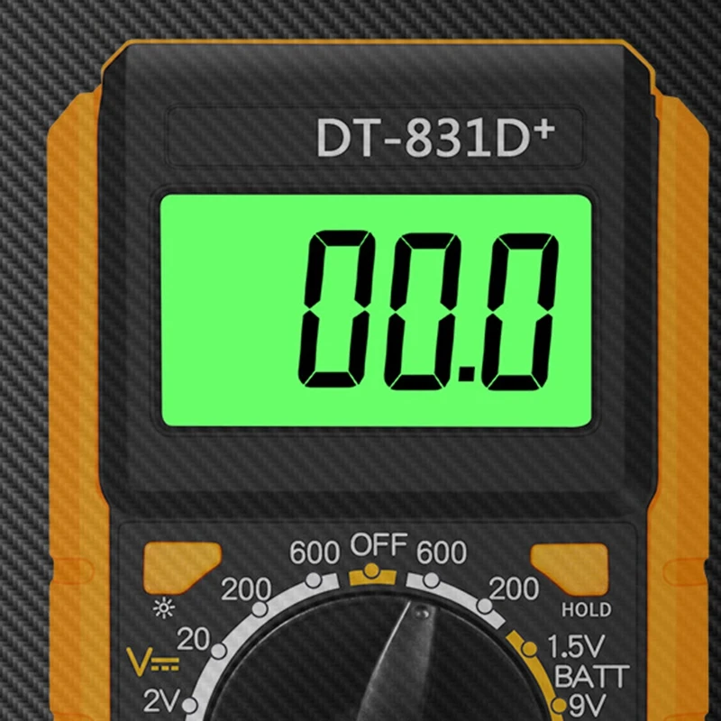 DT-831D+ цифровой мультиметр, электрический мультиметр для обслуживания, измеритель напряжения, прибор для домашнего обслуживания
