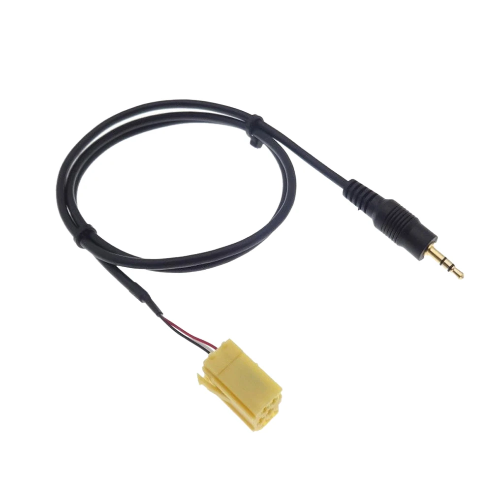 Car 3.5MM Aux Cable For Peugeot 206,207,307,308 (w/ RD9 USB Head) 2007-2015