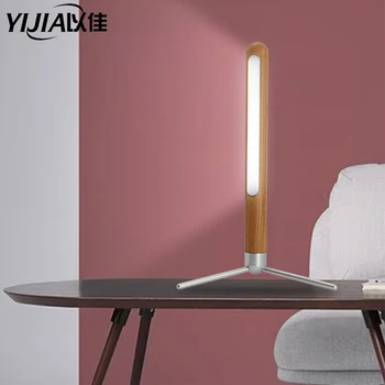 

Table lamp loft lamp eye protector lamp art deco lightings retro bedside lamp adjustable light wood lampshada study bedroom