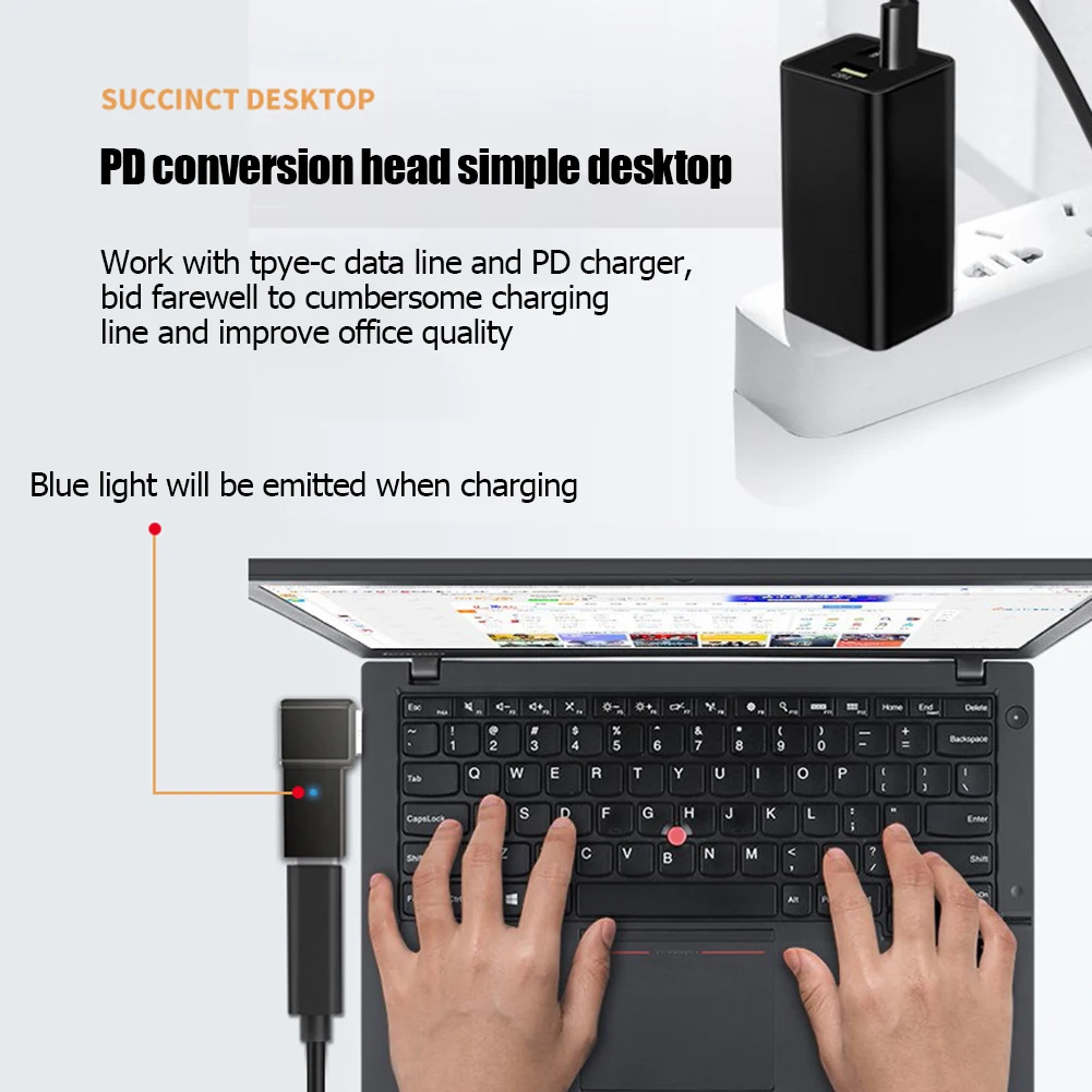USB Type C Female to DC Male Converter - PD 100W Fast Charging Cable Power Adapter Connector for Lenovo ThinkPad Laptop PC Description Image.This Product Can Be Found With The Tag Names Computer Cables Connecting, Computer Peripherals, PC Hardware Cables Adapters, Usb