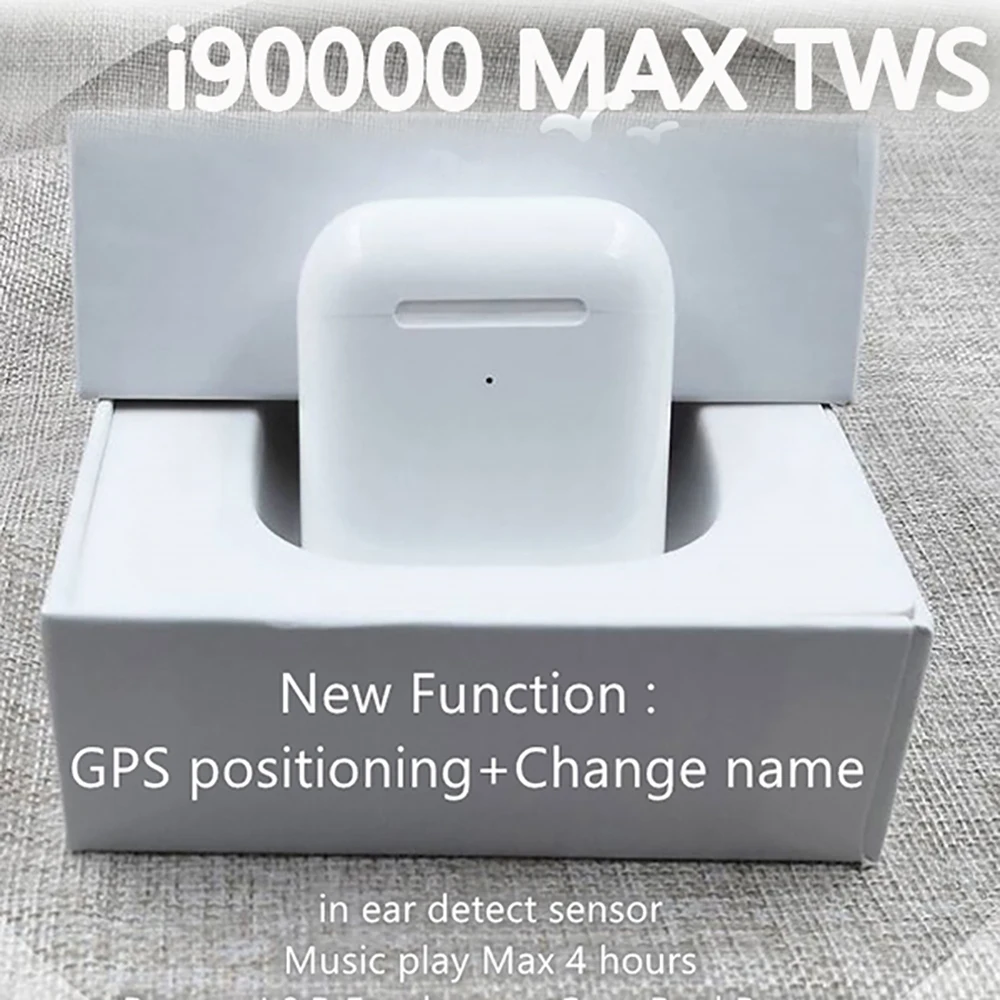 i90000 Max TWS Air 2 изменение имени расположение Bluetooth гарнитура в уши сенсор PK i100000 i1000 i2000 i9000tws i500 i520TWS