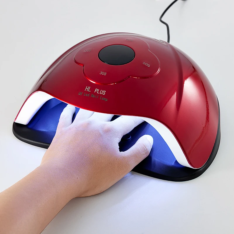 Brand New 90W SUNHL Plus Dual Light Source UV LED Lamp Nail Dryer 45PCS LED Lamps fast curing all type gel nail manicure machine