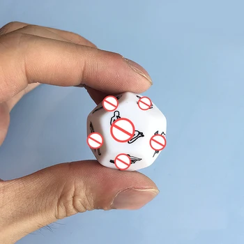 Adults Games 12 Sides Love Posture Sex Couple Dice BDSM Erotic Crap Love Posture Sex Cubes Dice Toy for Couples Lovers Adults 6