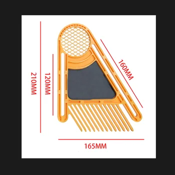 

1 Set Multi-Purpose Feather Loc Board Set Woodworking Engraving Machine Double Featherboards Miter Gauge Slot Woodwork DIY Tools