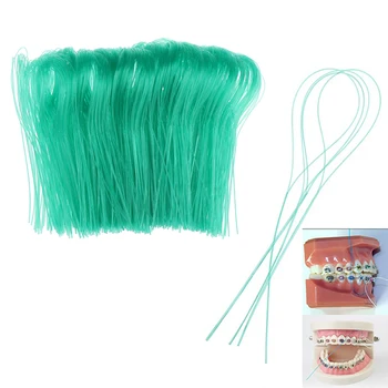 

1000pcs Nylon Dental Floss Threaders Tooth Floss Holders Orthodontic Clean Toothpick