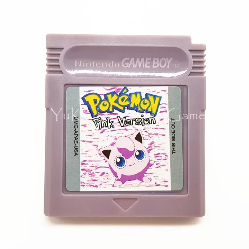 Призма видеоигры картридж Консоли Карты для nintendo GBC GBA серии консолей английская версия - Цвет: Pokemon Pink