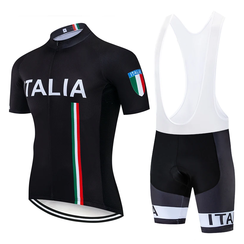 

2019 black italia team CYCLING JERSEY 20D bike shorts Ropa Ciclismo MENS summer quick dry pro BICYCLING Maillot pants wear