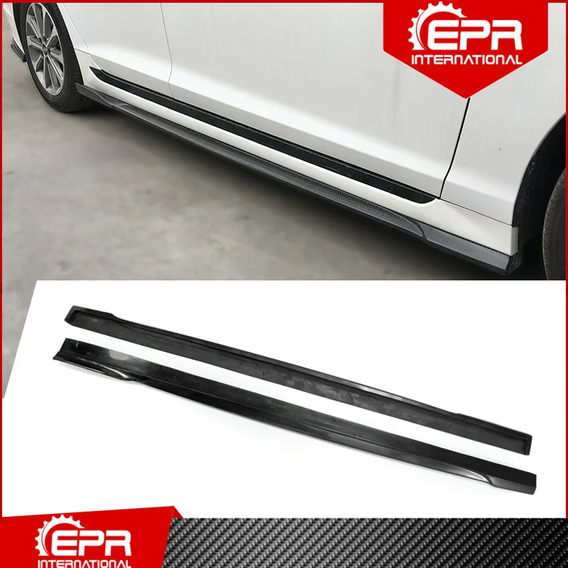 

For Sonata LF 9th Carbon Fiber / Glass Fiber Side Skirt Extension Racing Part Tuning For Sonata LF FRP Side Skirt Add On