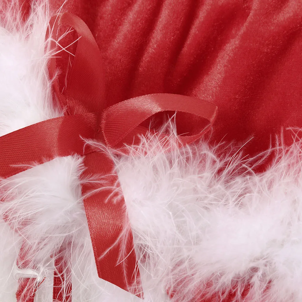 Женское рождественское белье, сексуальная ночная рубашка, ночная рубашка, комплект нижнего белья, сексуальное нижнее белье