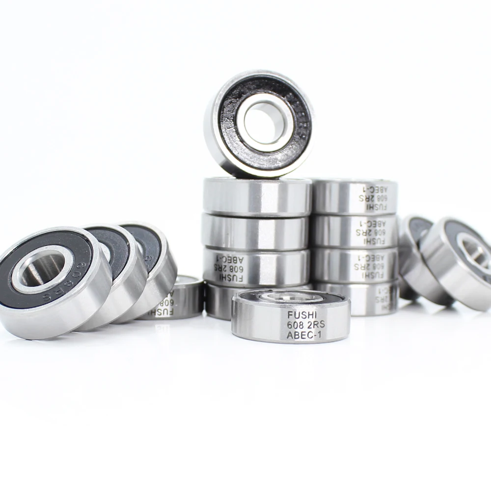 608RS Bearing 8x22x7 mm ( 20 PCS ) ABEC-1 Miniature Skateboard 608-2RS Ball Bearings 608 RS 2RS