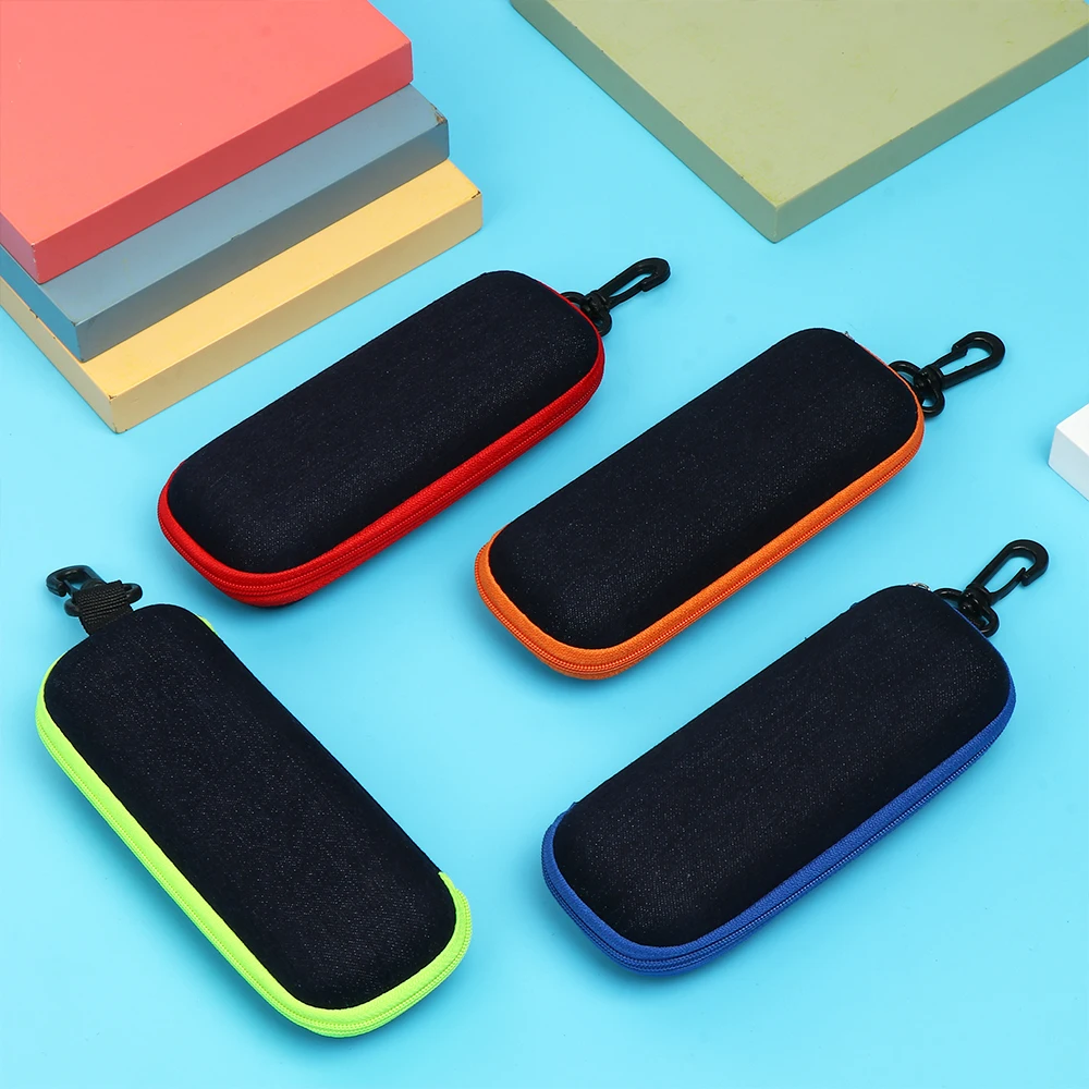 Sunglasses Hard Case Eyewear Protective Cover Portable EVA Zipper Glasses Case Carabiner Eyeglasses Protector Box Holder for glasses case glasses storage bag sunglasses bag zipper eyewear box