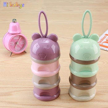 

Portable Baby Food Container Infant Milk Powde Storage Box Toddle Kids Formula Milk Container 3 Layer BPA Free Fruit Snack Box