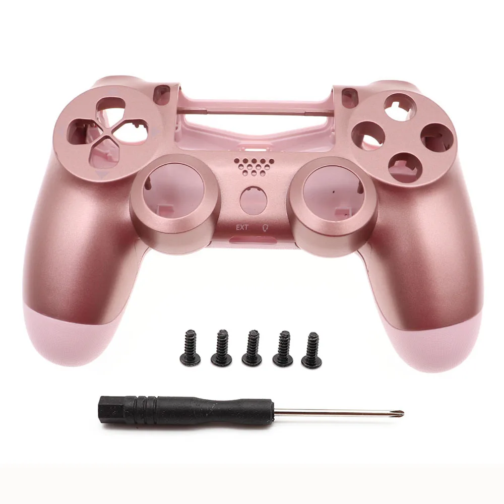 Matte Black PS4 Controller Housing Shell Case Set
