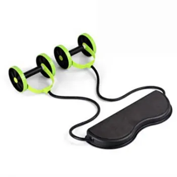 

Muscle Exercise Equipment Home Fitness Equipment Double Wheel Abdominal Power Wheel Ab Roller Gym Roller Trainer Training