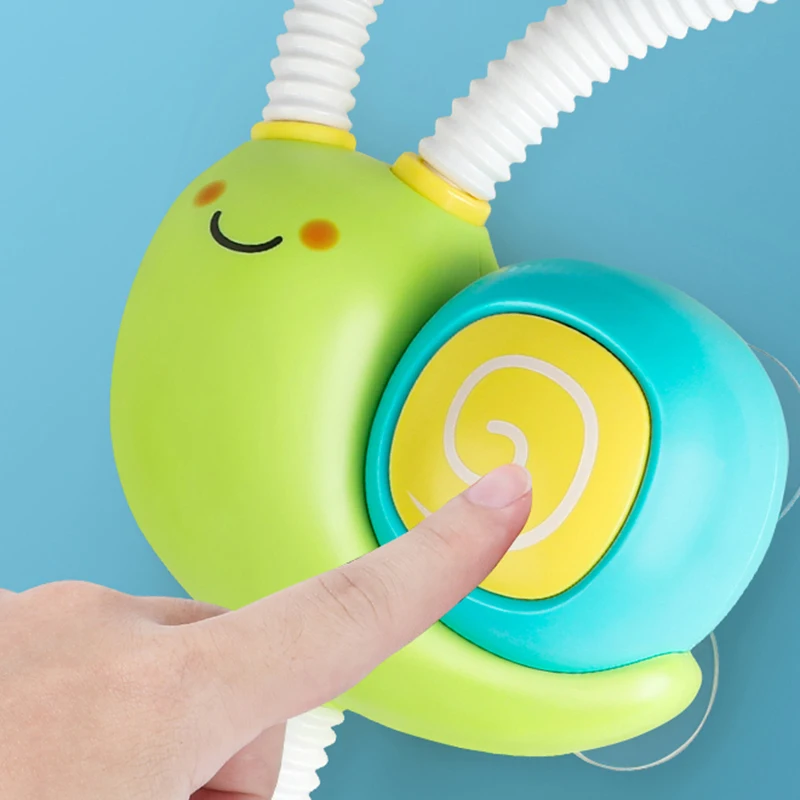 Bath Toys Water Game Snail Spraying Faucet Shower Electric Water Spray Toy For Baby Bathtime Bathroom Kids Toys 5