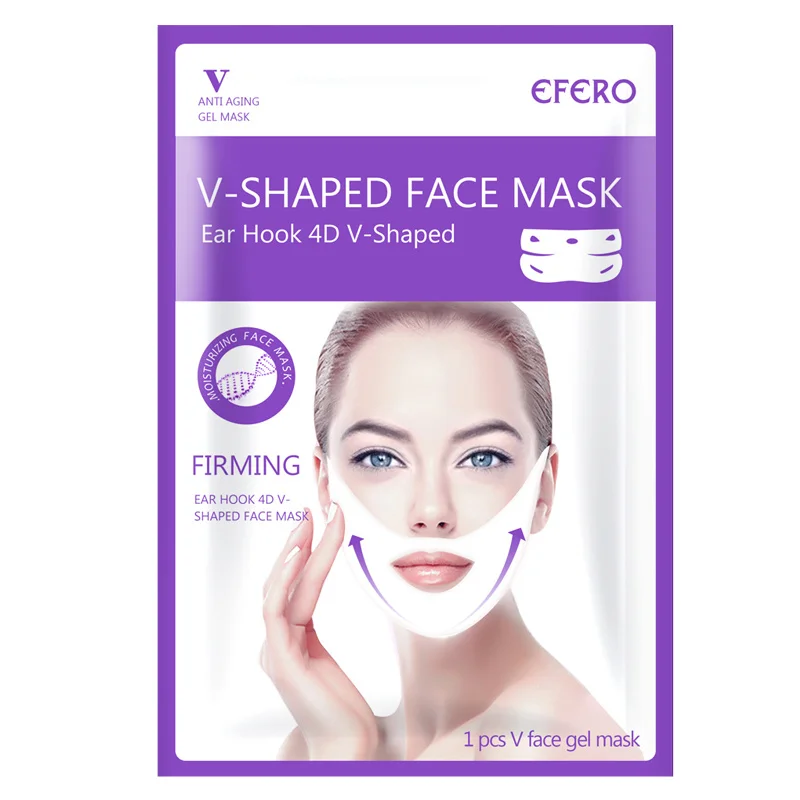 V линия маска 4d маска для подтягивания кожи лица чудо V-shape d маска-тренажер для контура лица двойной подбородок Редуктор лифт патч V форма лица укрепляющий дропшиппинг