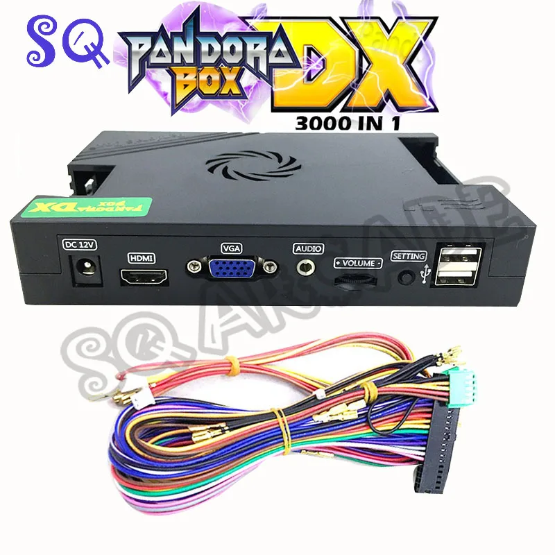 Новое поступление материнская плата Pandora Box DX 3000 в 1 34 * 3D игры поддержка 3/4 плеера VGA