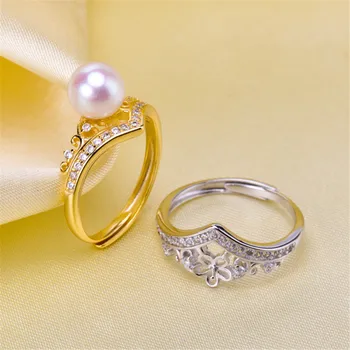 

Women Bohemian Vintage Silver Stack Pearl Ring Above Knuckle DIY Ring Accessories Set Gir Women Gift Wedding Party Event Jewelry