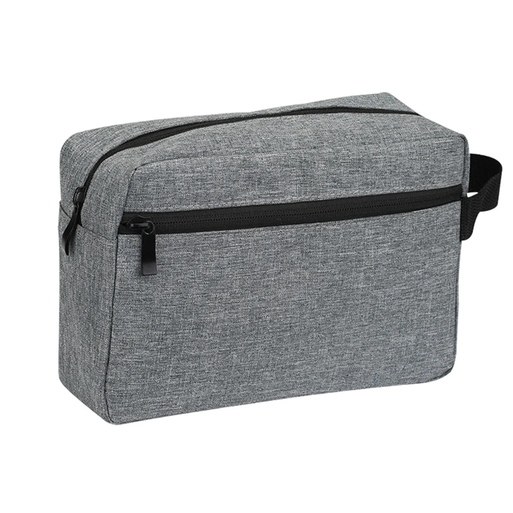 Newly Cosmetic Bag Storage Organizer Zipper Large Capacity Waterproof for Travel Toiletry - Цвет: gray
