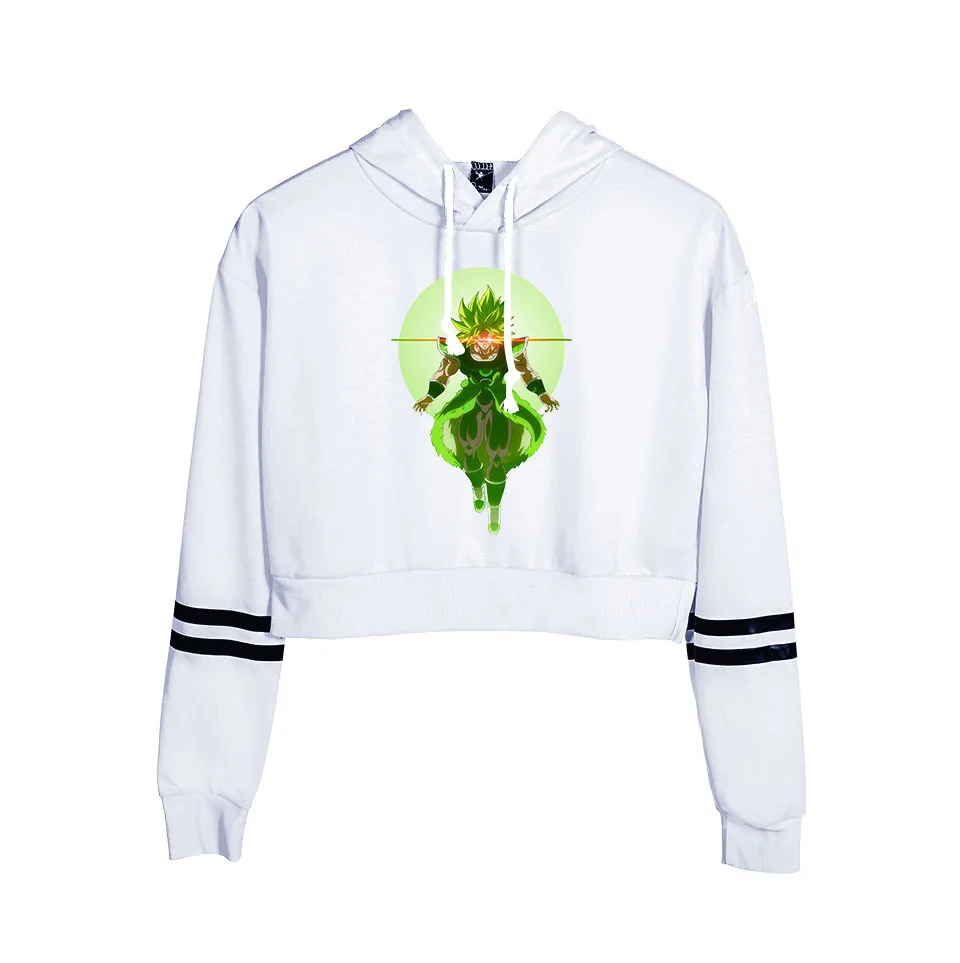 Принт толстовка с драконом sweashirts короткие сексуальные толстовки для женщин укороченный топ рубашка Повседневный пуловер с капюшоном одежда с длинными рукавами