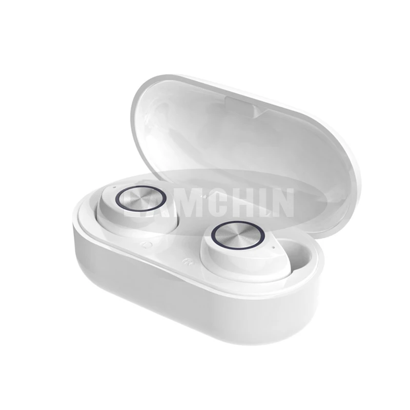 White Многоцветный Bluetooth 5,0 Haedset с микрофоном TW60 TWS наушники беспроводные HIFI Стерео шумоподавление iPX5 Bluetooth наушники - Цвет: White