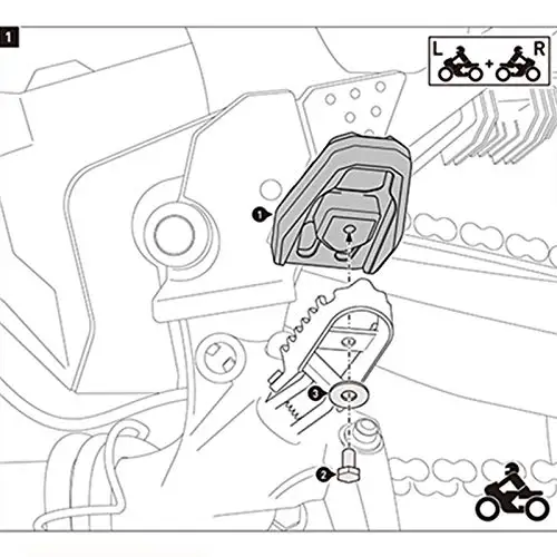 Мотоциклетные заготовки MX широкие подножки педали отдых подножки для Honda Crf1000L Африка Твин Приключения спортивные