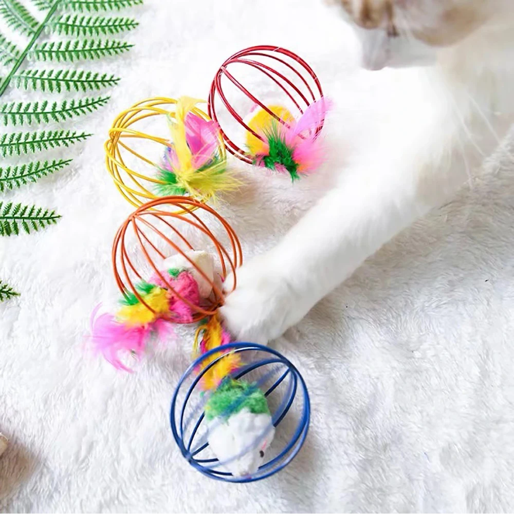 Cat Toy Set Funny Pet Interactive Fish Mouse Ball Catnip Toy Teaser Kittens Toys Goods Cats Games Accessories Supplies For