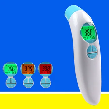 

LCD Digital Infrared Thermometer Forehead Ear Adult Infant Fever Measurement Hand-held Thermometer,