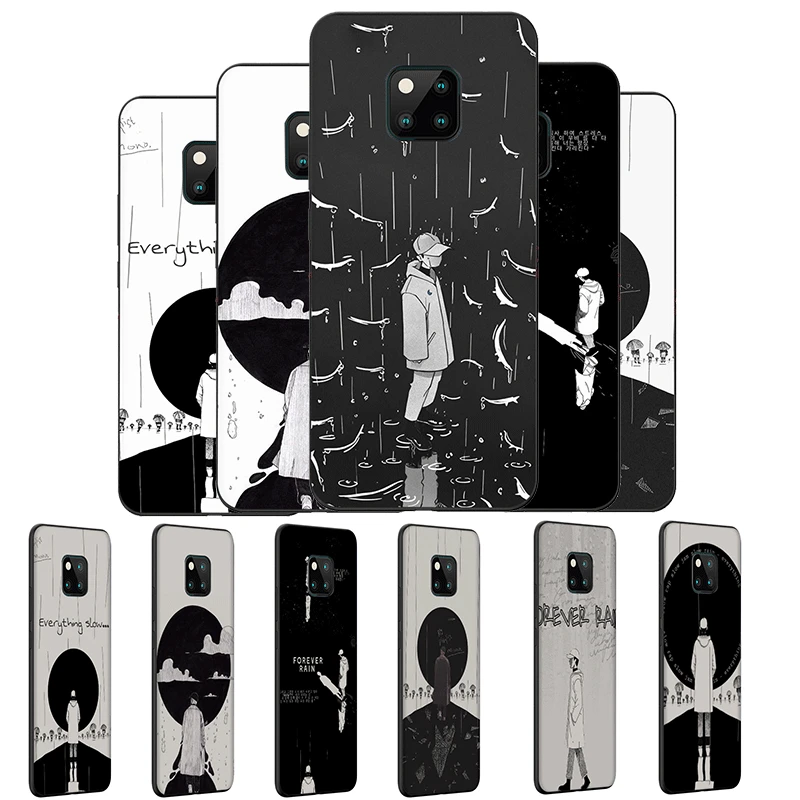 Desxz силиконовый чехол для телефона huawei Y5 Y6 Y7 Y9 Prime mate 10 Nova 2i 2 3 3i 4 Pro Lite RM Mono |