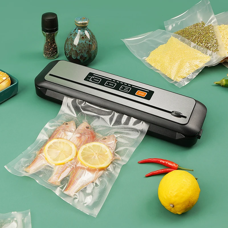 Vakuumiergerät für Lebensmittel im Haushalt, Sous-vide-Beutel, Vakuumverpackungspacker, Vakuumbeutel zur Lebensmittelaufbewahrung_voghion.com