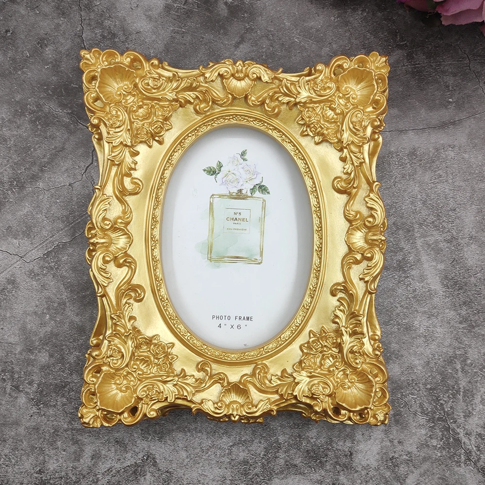 Модная Роскошная фоторамка из смолы в стиле барокко|fashion photo frames|photo frameresin frame |